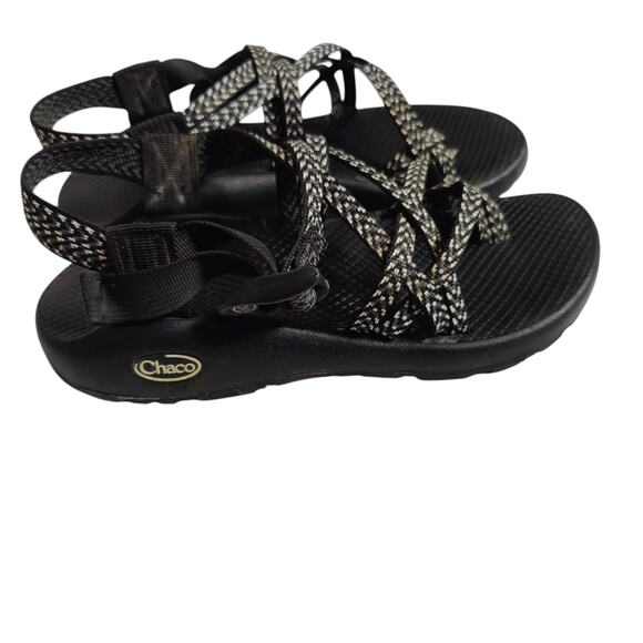 Chaco's Women's Sz 8 Zcloud X2 Limb Black Grey Hiking Trail Sandals Strappy - Picture 9 of 9